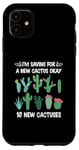 Coque pour iPhone 11 agriculture urbaine plantes d'intérieur jardinage succulent mini cactus