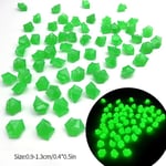 Coal Shorous Glow in Dark Peays l for Outdoor,Fish Pebble,Precious Rocks,Aquarium,Non standardisé-Document,Yard Garden Decoration,100 PCs,Pack,200PCs - Type Grass-green-200PCS