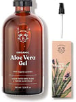 Bionoble Organic Aloe Vera Gel 100ml - Made with 100 Pure Fresh Aloe Pulp and Or