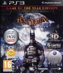 Batman - Arkham Asylum - Game Of The Year Ps3