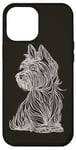 Coque pour iPhone 14 Plus Contour Yorkshire Terrier