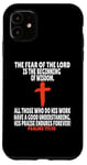 iPhone 11 Psalms 111:10 Bible Verses Scripture Case