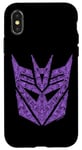 iPhone X/XS Transformers Evergreen Decepticons Purple Icon Filled Logo Case