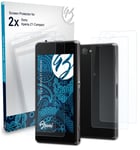 Bruni 2x Protective Film for Sony Xperia Z1 Compact Screen Protector