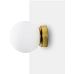 Barcelona Led - Applique murale globe en verre 'Rober' - Doré Flos ic Lights Ceiling/Wall