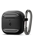 Spigen Rugged Armor matte black - AirPods 4