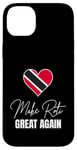 Coque pour iPhone 14 Plus Make Roti Great Again Funny Trinidad and Tobago Trini Flag