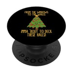 From The Window To The Wall Poème de Noël avec citation de Noël PopSockets PopGrip Adhésif