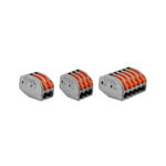 Wago - Panaché de 30 Bornes de connexion automatique 2, 3 et 5 entrées Blibox S222