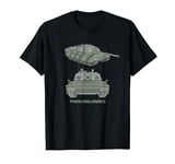 Challenger 2 Tank Diagram British Main Battle Tank T-Shirt