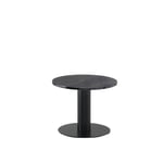 Arflex - Goya Small Table Ø 50 x 40 cm, Marble Marquinia - Småbord & sidebord - Svart - Metall/Stein