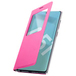 Clear View Case for Samsung Galaxy A51 Ultra-thin - Pink