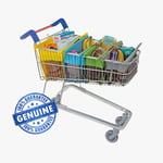 Trolley Bags Express Pastel - Set of 4 Reusable Supermarket Shopping Bags.