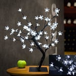 Kersblom Bonsai Trädlampa, 45cm LED-lampa Träd Jul