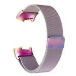 Fitbit Charge 3 milanese klockarmband ersättning - Flerfärgad