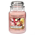 Yankee Candle Large Jar Candle, Fresh Cut Roses