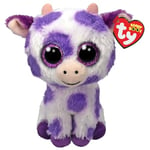 Ty Beanie Boo Ethel - Vache Violette tachetée - 15,2 cm