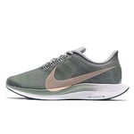 Nike Femme W Zoom Pegasus 35 Turbo Sneakers Basses, Multicolore (Mica Green/Light Silver/Crimson Tint 001), 41 EU