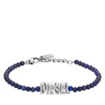 Armband Diesel Blue Agate Beaded Bracelet DX1544040 Blå