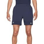 Nike RAFA MNK DFADV Short 7IN, Shorts Homme, Obsidian/Lime Glow, L