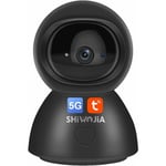 Caméra de sécurité Domestique Caméra IP WiFi Double Bande 5Ghz/2.4Ghz dintérieur 2K 4MP Intérieure Caméra 360 ° Pan/Tilt Vision Nocturne Suivi de