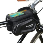 Waterproof Cycling Top Front Tube Frame Bag 6.5 Inch Bike Phone Bag