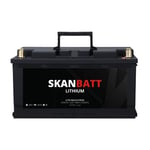 SKANBATT Lithium Batteri 12V 150AH 150A BMS (352x174x190mm) - NYHET