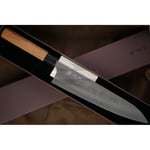 Japanilainen kokkiveitsi Gyuto Yoshimi Kato Ginsan D-706CW 24cm