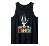 Video Games Gaming Anatomy Of A Gamer WASD Gaming Keyboard Tank Top