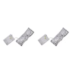 1/2/3/5 Christmas Tree Ribbon Lights Party Supplies För Silver warm light 1 meter 10 lights 2Set