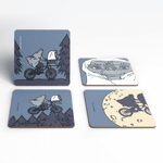 E.T. the Extra-Terrestrial E.T. Scenes Coaster Set