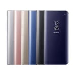 Samsung Galaxy  S9 PLUS Exklusivt Fodral - Flip Cover - Clear View - BLÅ blå