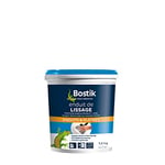 Bostik Enduit de Lissage en Pâte, Prêt à l'Emploi, Application Facile, Usage Intérieur, Pot de 1.5 kg, Blanc