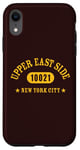 iPhone XR UPPER EAST SIDE 10021 NEW YORK CITY / NYC Athletic Design Case