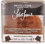 REVOLUTION LONDON JAKE JAMIE STICKY TOFFEE PUDDING LIP MASK VEGAN CRUELTY FREE