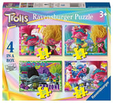 Ravensburger Trolls 3 Movie Band Together - 4 in a Box (12, 16, 20, 24 Piece) Jigsaw Puzzles for Kids Age 3 Years Up