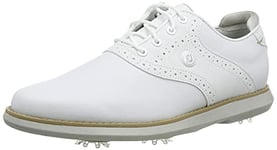 FootJoy Women's FJ Traditions Golf Shoes, White, 7.5 UK