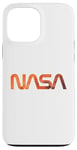 Coque pour iPhone 13 Pro Max Logo rétro de la NASA Mars Worm Patch Space Exploration Graphic