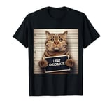 I Eat Chocolate Cat Men Women Kids Boys Girls Teens Family T-Shirt