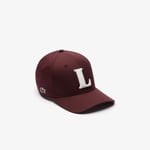 Lacoste Casquette de baseball broderie 3D Taille L Bordeaux