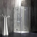 Cabine De Douche 80X80 En Verre 6 Mm Sans Structure London