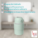 Chicco, Poubelle à Couches Anti-Odeur, sans Recharge Nécessaire, Pliable et Peu Encombrante, Pas de Recharge Nécessaire, Utilisable avec des Sacs Normaux, Grande Capacité, Antibactérien