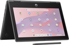 HP G5 Intel® N N200 Chromebook 29 5 cm (11.6") Touchscreen HD 16 GB LPDDR5-SDRAM 128 GB eUFS Wi-Fi 6E (802.11ax) ChromeOS Schwarz