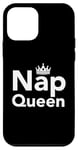 Coque pour iPhone 12 mini Nap Queen, j'aime dormir et reposer mes yeux