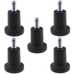 5 st Bell Glides Kontorsstols Hjul Stopp Ersättning Kontorsstol Swivel Caster Hjul Kontorsmöbler Tillbehör