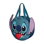 Disney Lilo et Stitch Face-Sac de Plage Jumbo, Bleu, 53 x 50 cm, Capacité 42 L