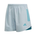 Adidas Women's CON20 SHO PB W Sport Shorts, Easy Blue/Sharp Blue, 2XLL