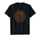 Star Wars Death Star Red Lines Pattern T-Shirt