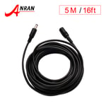 5M/10M(16/32ft) DC 12V Extension Power Cable Plug For ANRAN CCTV Security Camera