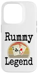 iPhone 14 Pro Funny Rummy Legend Card Game Winner Winning Game Night Dad Case